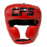 Clinch Fight Sports CFS Muay Thai Kids Youth Boxing Headgear Red