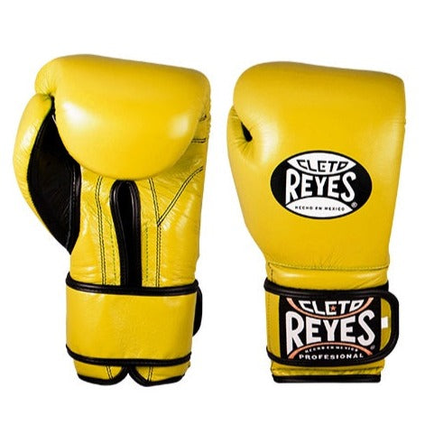 Cleto Reyes Training Velcro Boxing Gloves Yellow