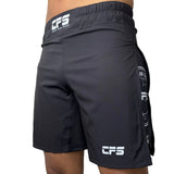 Clinch Fight Shorts CFS 2 in 1 Combo Long MMA Shorts Canada Black