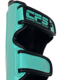Clinch Fight Sports CFS Muay Thai Kids Youth Shin Guards Mint Green