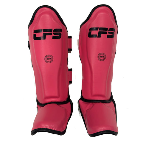 Clinch Fight Sports CFS Kids Muay Thai SHIN GUARDS pink