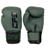 Clinch Fight Sports CFS Kids Muay Thai boxing gloves olive green
