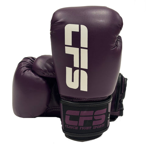 Clinch Fight Sports CFS Kids Muay Thai boxing gloves purple