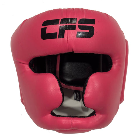 Clinch Fight Sports CFS Muay Thai Kids Youth Boxing Headgear PINK