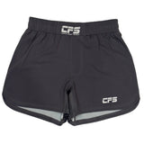Clinch Fight Sports CFS Youth Kids MMA Grappling BJJ Fight Shorts Grey