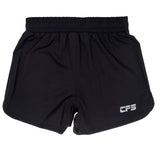 Clinch Fight Sports CFS Youth Kids MMA Grappling BJJ Fight Shorts Black/White
