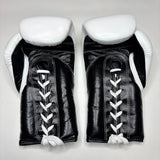 Fairtex BGL3 Lace Up Boxing Gloves White/Black