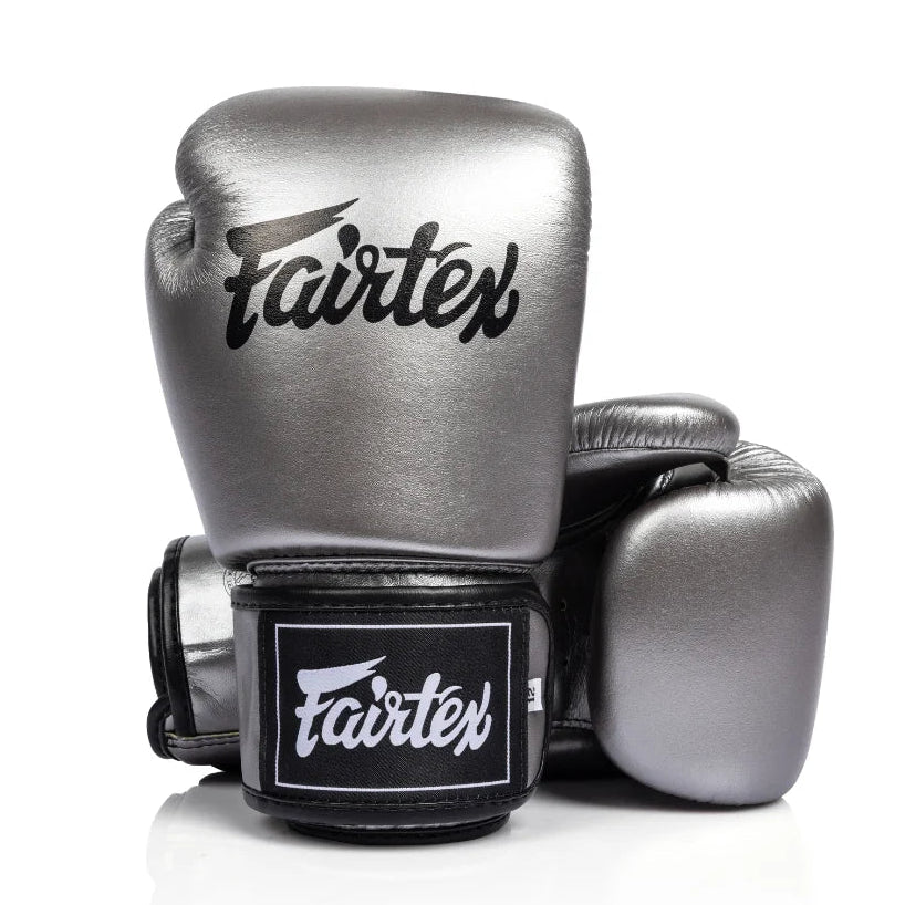 Fairtex BGV1C-PLUS Muay Thai Boxing Gun Metallic Silver