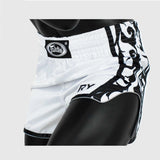 Fairtex Glory Kickboxing Muay Thai Shorts BSG1 White/Black