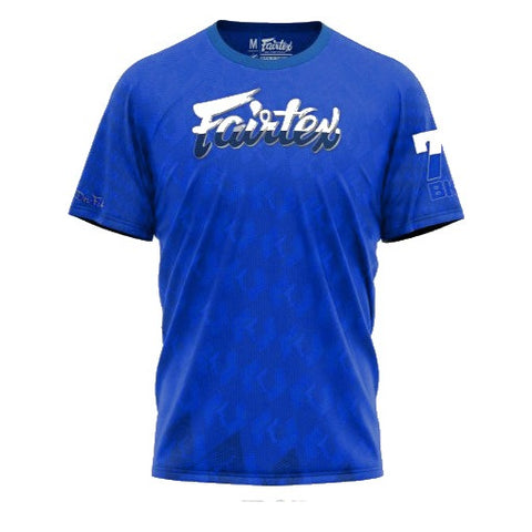 Fairtex Muay Thai Blue Pattern Training T-Shirt