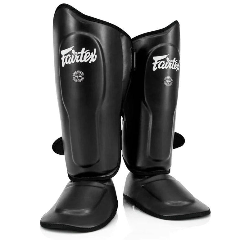 Fairtex SP9 Ergo Shin Guards Black