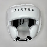 Fairtex HG18 Pro Sparring Boxing Head Gear White