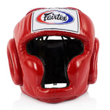 Fairtex HG3 Headgear Head Gear Red