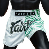 Fairtex Muay Thai Shorts BS1923 Racer White