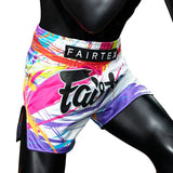 Fairtex Muay Thai Shorts BS1933 World Music White Painter