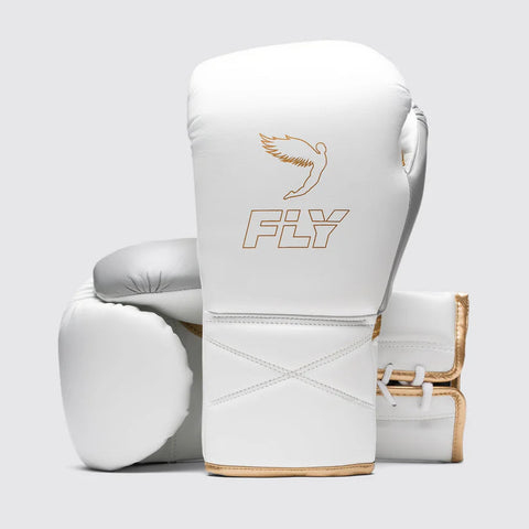 Fly Sports Superlace Pro X 2 Gloves White/Grey/Gold