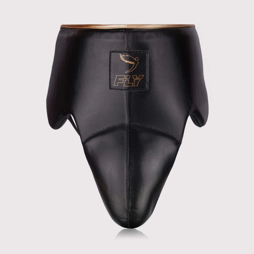 Fly Sports Mens Wraith X Boxing Groin Guard Protector Black/Gold
