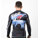 Fusion Fight Gear Friday The 13th BJJ Rash Guard Compression Shirt