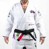 Fusion Fight Gear Batman Return of The Joker BJJ Jiu Jitsu Gi White