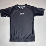 Clinch Fight Sports CFS Kids Youth Short Sleeve Rash Guard Grey