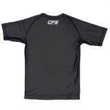 Clinch Fight Sports CFS Kids Youth Short Sleeve Rash Guard Grey