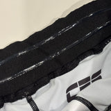 Clinch Fight Shorts CFS 2 in 1 Combo High Cut MMA Shorts Black