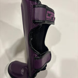 Clinch Fight Sports CFS Muay Thai Kids Youth Shin Guards Purple