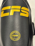 Clinch Fight Sports CFS Muay Thai Kids Youth Shin Guards Black/Gold