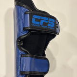 Clinch Fight Sports CFS Muay Thai Kids Youth Shin Guards Blue