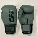 Clinch Fight Sports CFS Muay Thai Kids Youth Boxing Gloves Olive Green