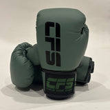 Clinch Fight Sports CFS Muay Thai Kids Youth Boxing Gloves Olive Green