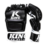 King Pro Boxing Revo 4oz MMA Gloves with Thumb Black