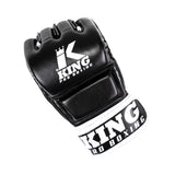 King Pro Boxing Revo 4oz MMA Gloves with Thumb Black