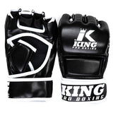 King Pro Boxing Revo 4oz MMA Gloves with Thumb Black