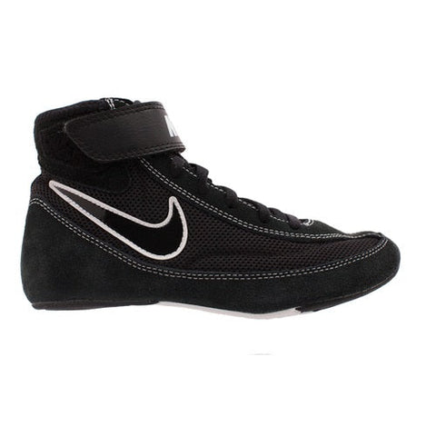 Nike Wrestling Kids Shoes Speedsweep VII Boots Black/White