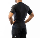 Phalanx Icon Black Short Sleeve Rash Guard