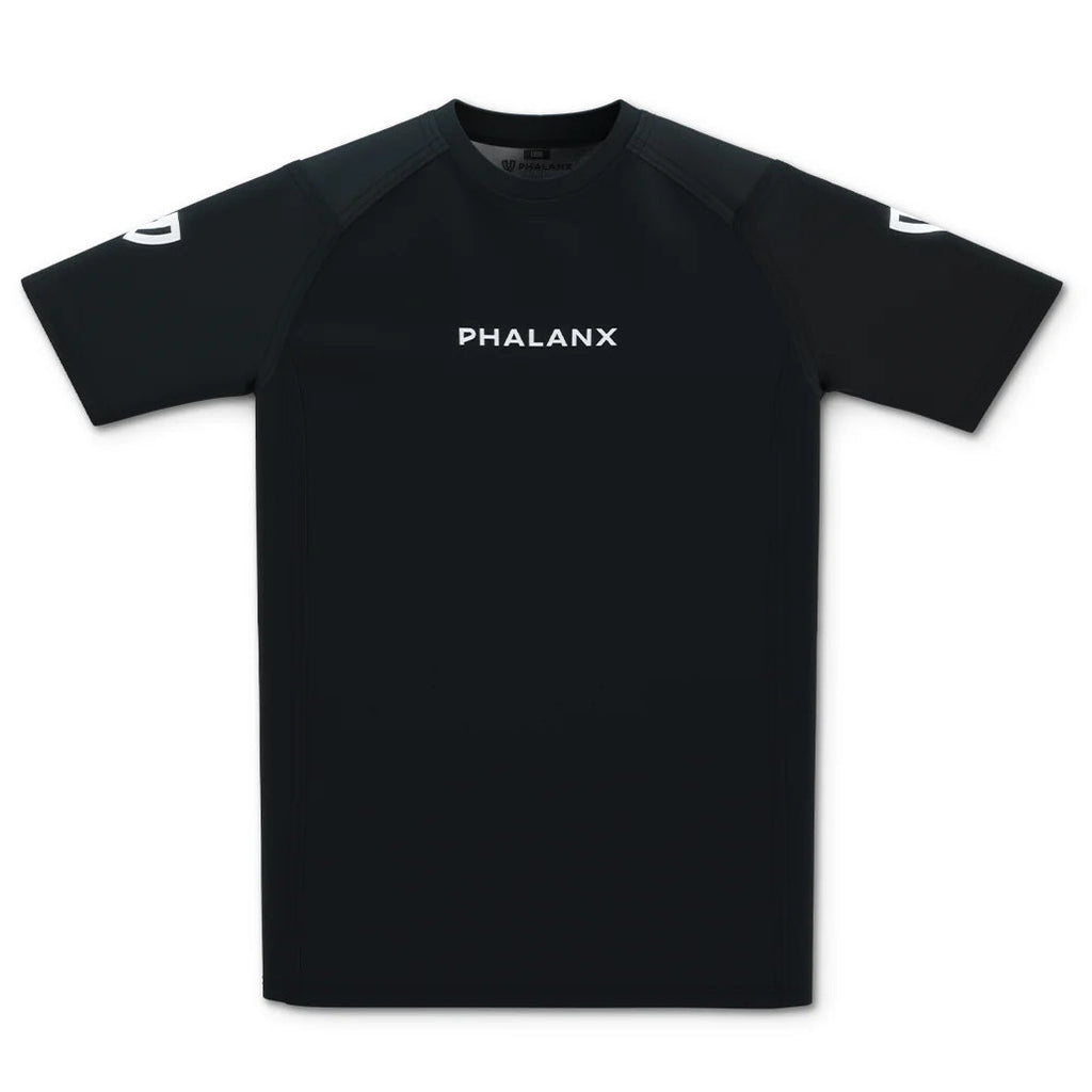 Phalanx Icon Black Short Sleeve Rash Guard
