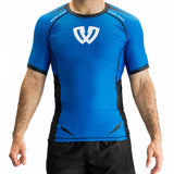 Phalanx Ranked Blue Short Sleeve Rash Guard