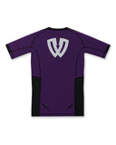 Phalanx Ranked Purple Short Sleeve Rash Guard