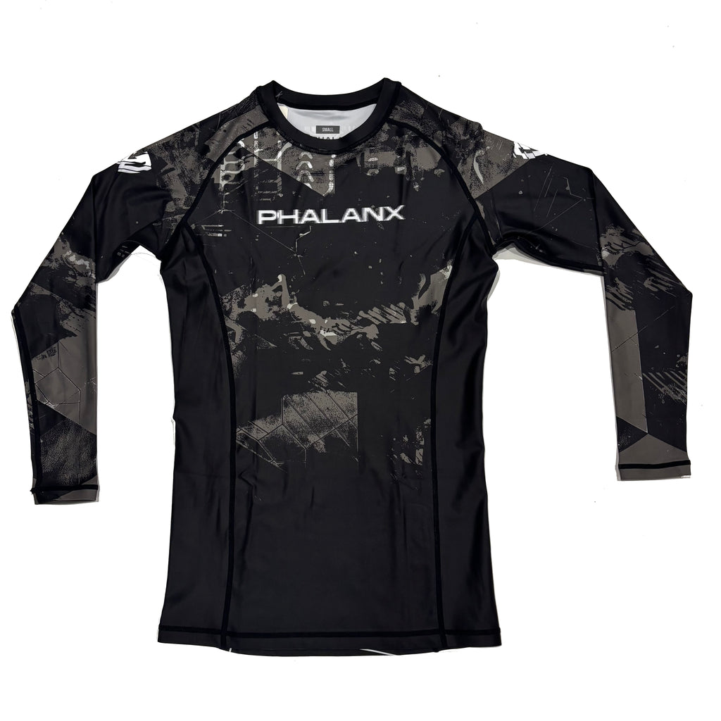Phalanx Glitch Noir Long Sleeve Rash Guard (Exclusive)