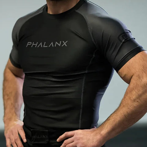 Phalanx Pulsar Enforcer Black Short Sleeve Rash Guard