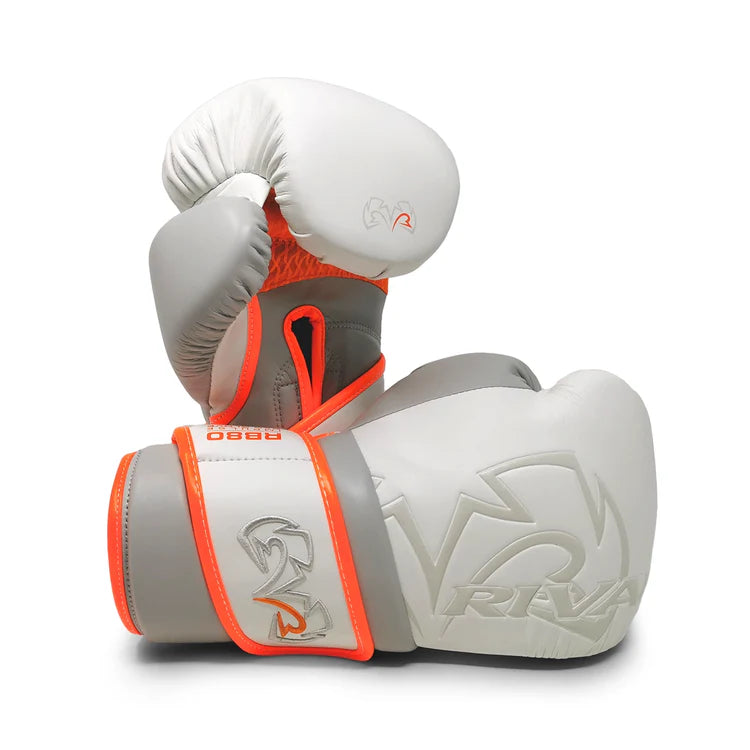 Rival Boxing RB80 Impulse Training Bag Gloves White/Orange