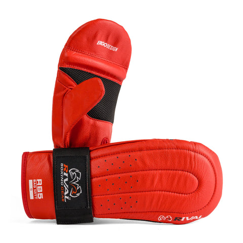 Rival Boxing RB5 Old School Bag Gloves Red