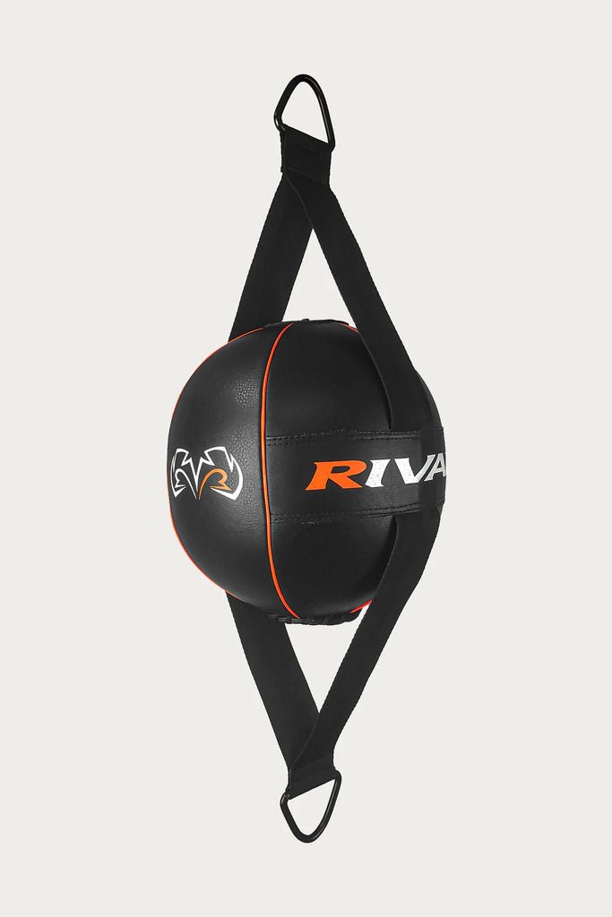 Rival Boxing Leather Double End Bag 8" Black