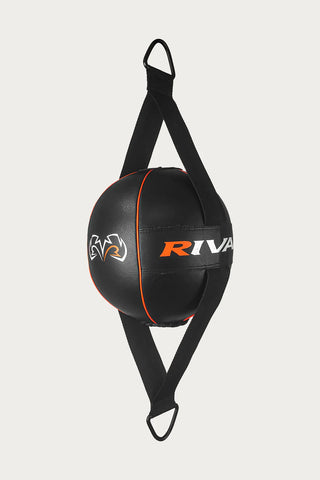 Rival Boxing Leather Double End Bag 8" Black