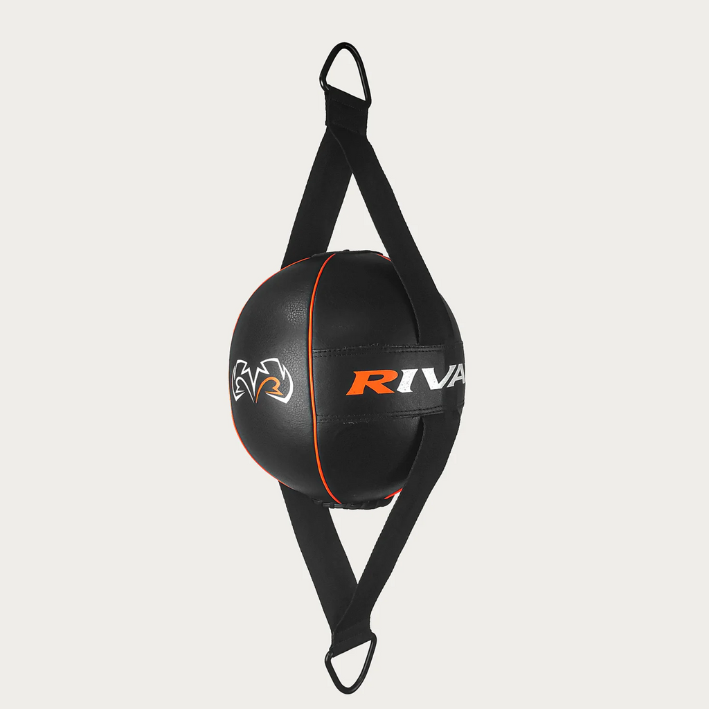 Rival Boxing Leather Double End Bag 8" Black