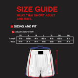 Yuth Sport Gear Muay Thai Shorts Grey/Blue Hologram