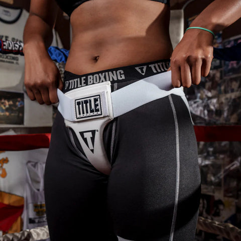 TITLE Boxing Female Ladies Groin Protector 2.0