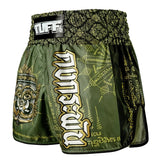 TUFF Muay Thai Shorts High-Cut Retro Style The Immortal Yaksa