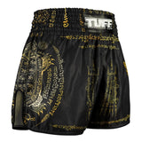 TUFF Muay Thai Shorts High-Cut Retro Style Yaksa Yantra